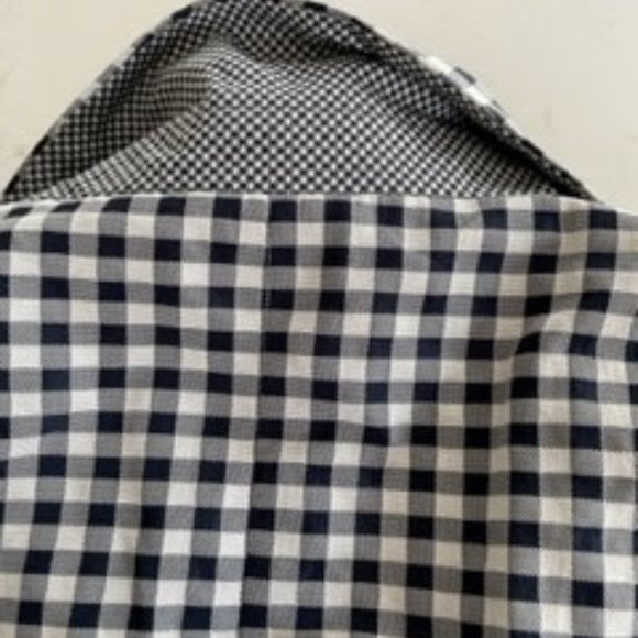 29. Moschino Vintage Blue and White Jacket, Size 10 - Beautiful Detail - Picture 13 of 14